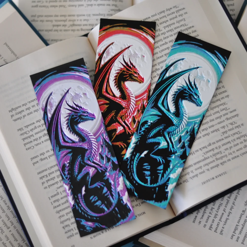 Dragon bookmark set