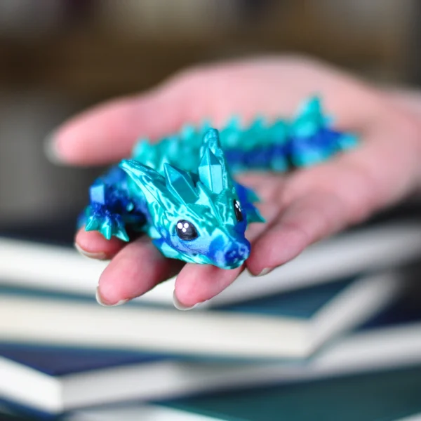 wolfbaby blue rainbow handp